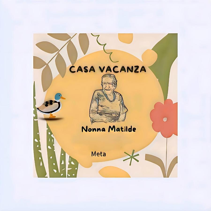 Casa Vacanza "Nonna Matilde" A Meta Di Sorrento, 600Mt Dal Mare, Casa Per 4 Экстерьер фото